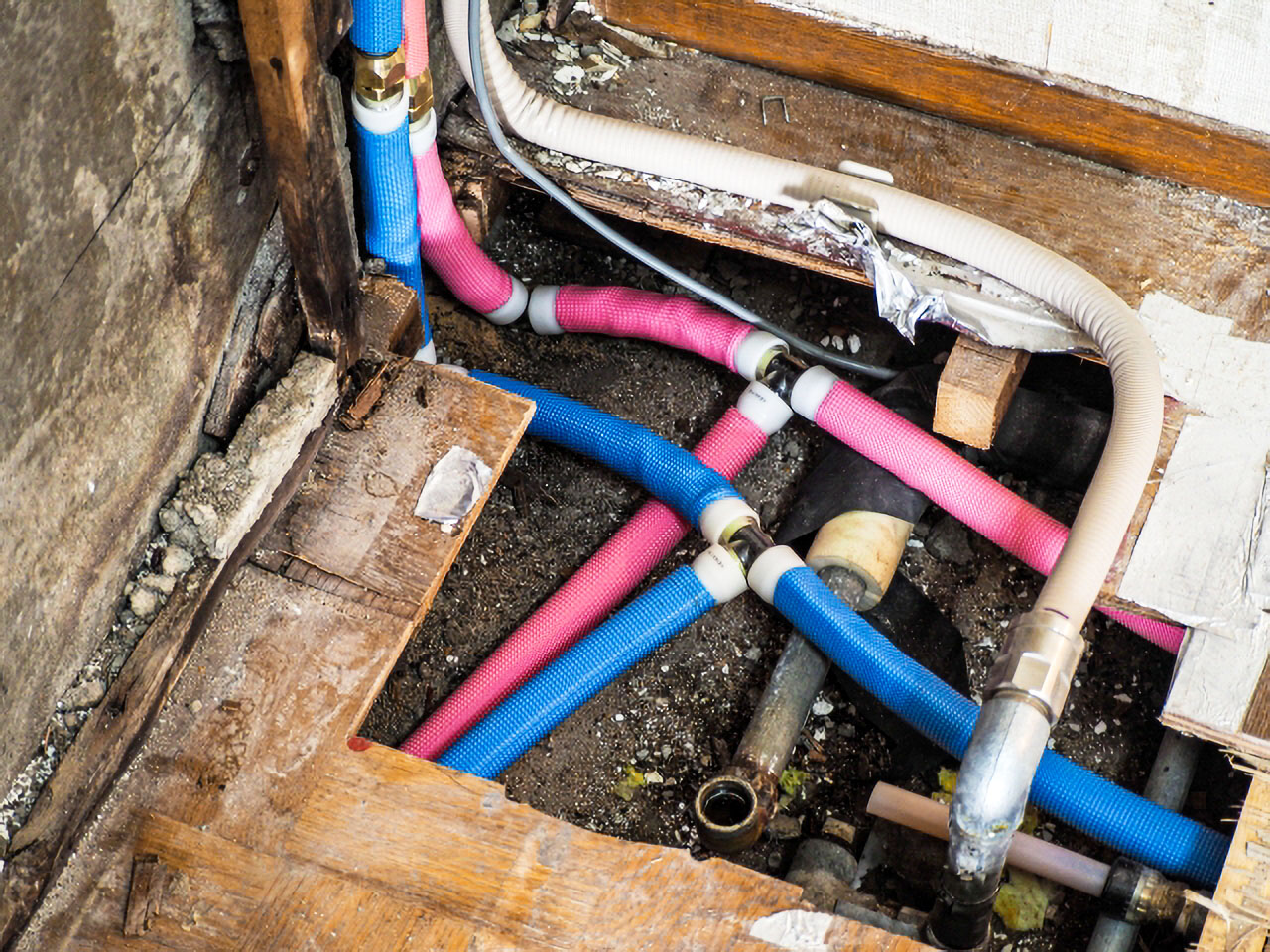 リフォーム給排水配管工事のイメージ